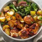 Skinny Chicken and Roasted Potato Bowl
