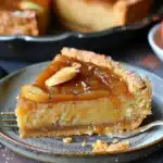 Apfel-Käsekuchen mit Karamell