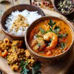 Aromatisches Garnelen Curry