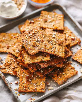 Vegane Linsencracker – proteinreicher, gesunder Snack