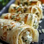 Tortilla-Rollen mit Feta