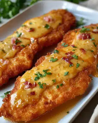 Überbackene Partyschnitzel