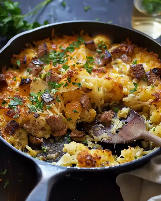 Blumenkohl überbacken mit Käse