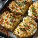 Gefüllte Kartoffeln nach Flammkuchen-Art