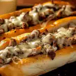 Hähnchen Cheesesteaks