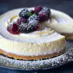 Quark-Schneekuchen mit Pudding