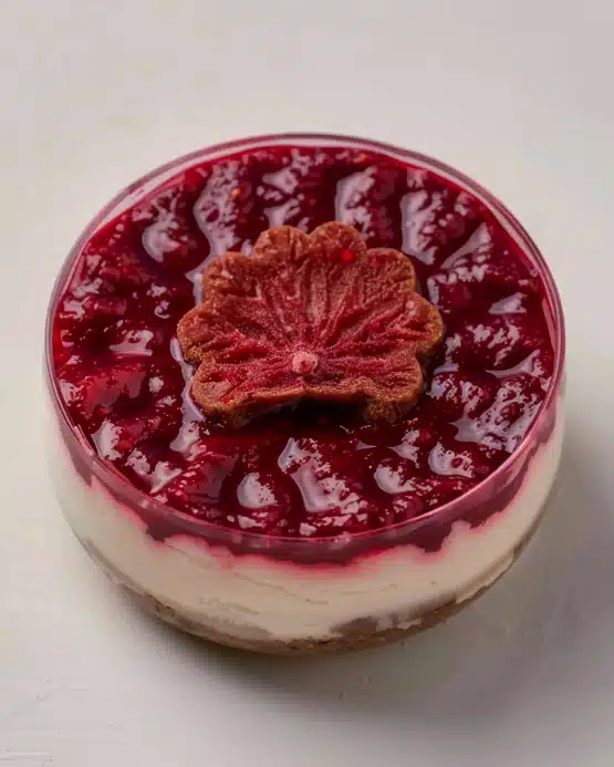 Spekulatius-Himbeer-Dessert im Glas