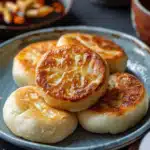 Pan-frittierte Kohl-Nudel-Brötchen