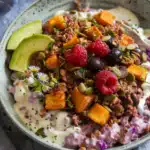 Süßkartoffel Burrito Bowl – gesundes und leckeres Rezept