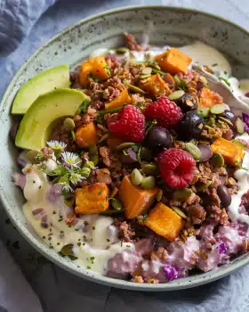 Süßkartoffel Burrito Bowl – gesundes und leckeres Rezept