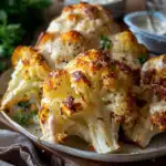 Gebackener Blumenkohl mit Käse