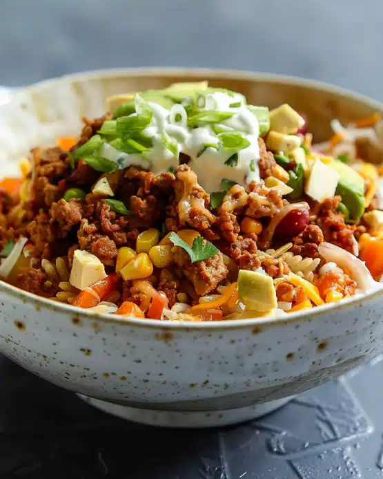 Süßkartoffel Burrito Bowl