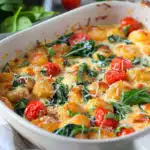Gnocchi-Pfanne mit Spinat und Tomaten