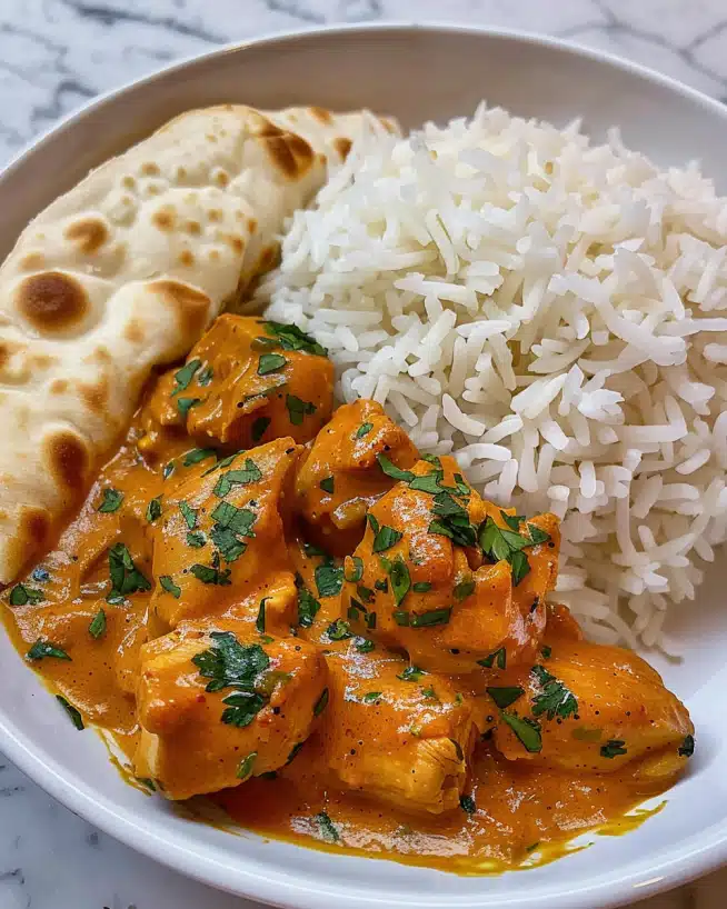 Butter Chicken – Cremiges Hähnchencurry mit Tomaten-Sahne-Sauce