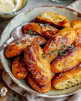 Gebratene Möhren mit Honig-Knoblauch-Butter