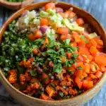 Süßkartoffel Burrito Bowl