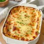 Roasted Garlic Potatoes au Gratin