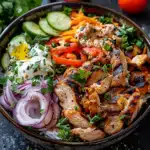 Döner-Bowl mit Hähnchen