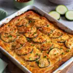 Hähnchenbrust in Frischkäsesoße mit Paprika und Zucchini aus dem Ofen