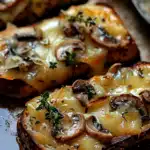 Pilz-Bruschetta mit Gruyère und Thymian