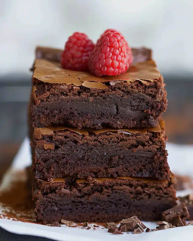 Bakery Style Brownies ohne Kakaopulver