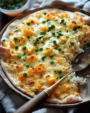 Reis mit Gemüse-Frischkäse-Sauce