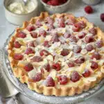 Rhabarber Tarte mit Mandelcreme – Rhabarber Frangipane Tarte