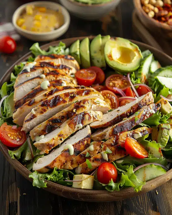 Paleo Grilled Chicken Cobb Salad