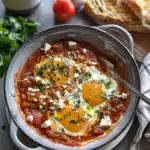 Spicy Türkisch inspirierte Shakshuka mit Feta