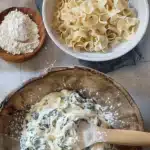 Spinat-Frischkäse-Soße
