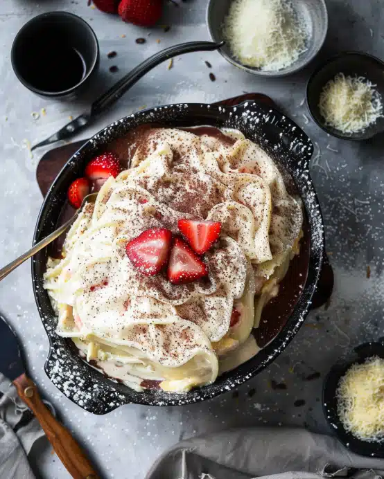Spaghettieis-Tiramisu