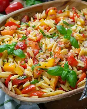 Italienisches Orzo Salat Rezept – einfach lecker