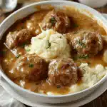 Butterzartes Rahmgulasch mit Serviettenknödel Rezept: Traditionelle Hausmannskost