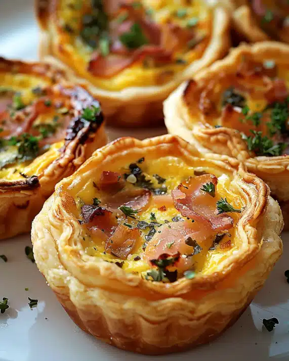 Mini Quiche Lorraine Brötchen