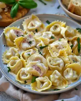 Tortellini alla Panna – Schinken Sahne Soße