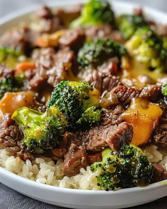 Fitness-Auflauf mit Brokkoli und Hackfleisch