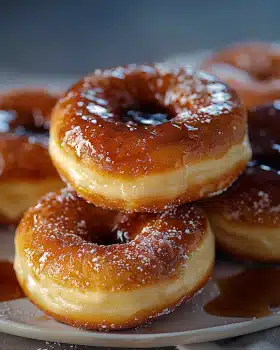 Crème Brûlée Donuts: Soft, Pillowy, and Crunchy