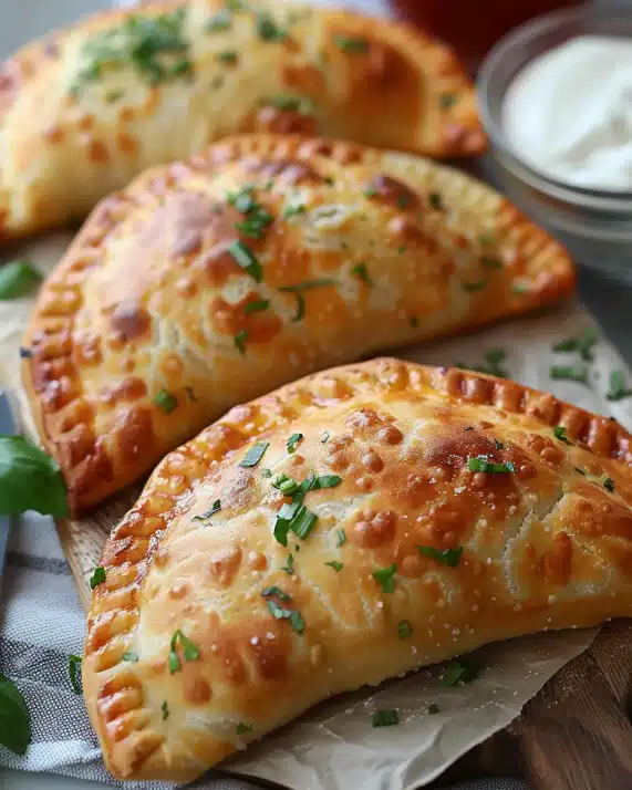 Mini-Calzones aus der Heißluftfritteuse