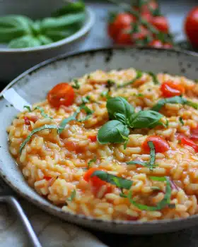 Cremiges Tomatenrisotto – einfaches Rezept