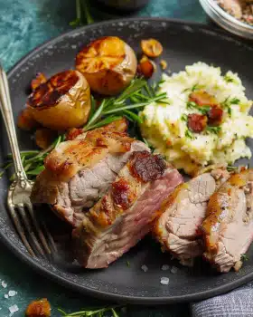 Schweinefilet im Speckmantel aus der Heißluftfritteuse