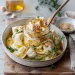 Gerösteter Fenchel-Kartoffel-Salat mit Mozzarella