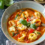 Tortellinisuppe mit Tomaten