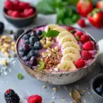 Quark Bowl mit Beeren (Protein Bowl)