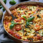 Zucchini-Tomaten-Reis: Einfaches und schmackhaftes Gericht