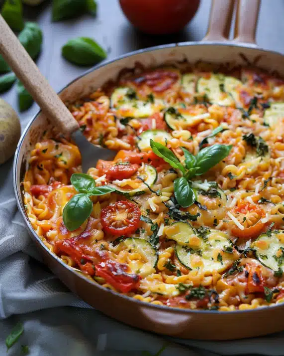 Zucchini-Tomaten-Reis: Einfaches und schmackhaftes Gericht
