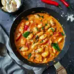 Paprika-Sahne-Hähnchen mit Gnocchi