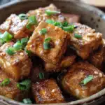 Wie man knusprigen gebackenen Tofu macht