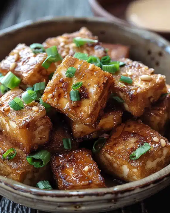 Wie man knusprigen gebackenen Tofu macht