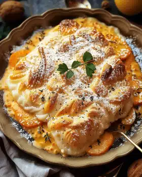 Seelachs überbacken auf Senfmöhren