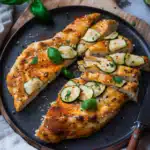 Hähnchenbrust in Frischkäsesoße mit Paprika und Zucchini aus dem Ofen